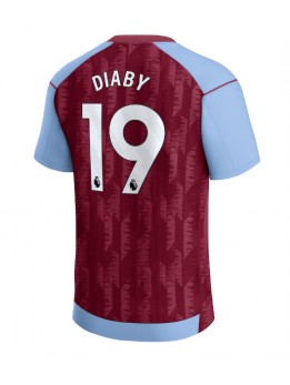 Billige Aston Villa Moussa Diaby #19 Hjemmedrakt 2023-24 Kortermet